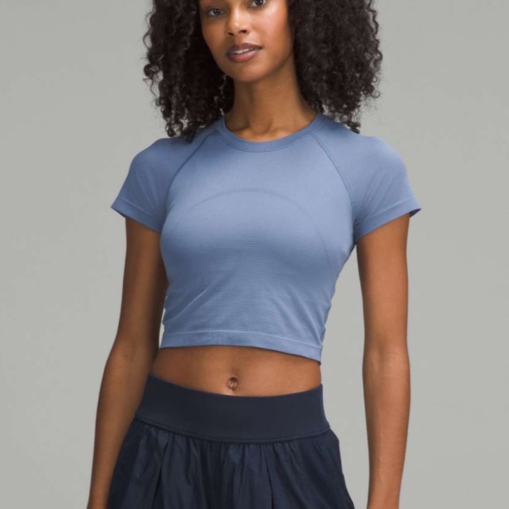 Lululemon Swiftly Tech Cropped Short Sleeve Shirt 2.0